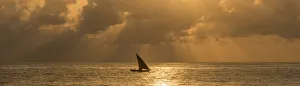 Africa, Tanzania, Tanga, Pangani. Sunrise at the Tides Lodge