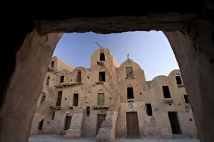 Images Dated 27th May 2010: Africa, Tunisia, Tataouine, Ksar Ouled Soltane (fortified granary consisting of ghorfas