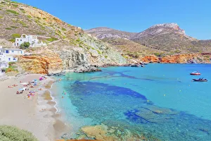 Aegean Prints: Agali beach, Agali, Folegandros Island, Cyclades Islands, Greece