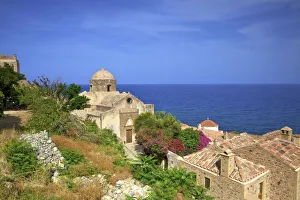 Aghios Nikolaos and Panaghia Chrisaffitisa, Monemvasia, Laconia, The Peloponnese, Greece Aghios Nikolaos and Panaghia Chrisaffitisa, Monemvasia, Laconia, The Peloponnese, Greece