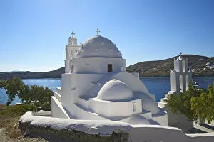 Images Dated 3rd July 2015: Agia Irini Church, Ios Island, Cyclades, Greece