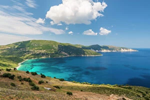 Images Dated 12th June 2023: Agia Kiriaki Beach and coastal views on the west coast of Kefalonia, Ionian Islands, Greece