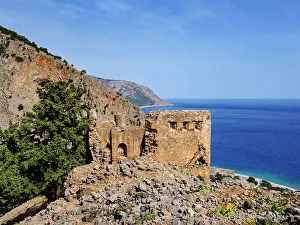 Hania Prints: Agia Roumeli Castle, Chania Region, Crete, Greece
