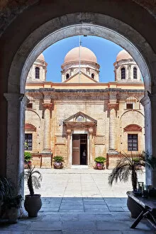 Images Dated 1st September 2022: Agia Triada Monastery, Akrotiri Peninsula, Chania, Crete, Greek Islands, Greece