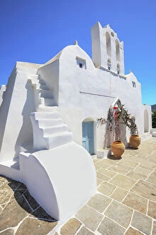 Cyclades Islands Collection: Agios Konstantinos Church, Artemonas village, Apollonia, Sifnos Island, Cyclades Islands, Greece