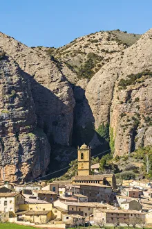 Aguero village, province of Huesca, Aragon, Spain