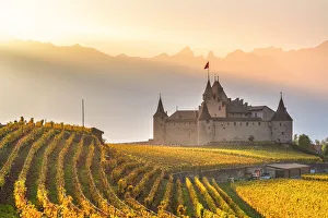 Aigle Castle, Aigle, Canton of Vaud, Switzerland, Europe