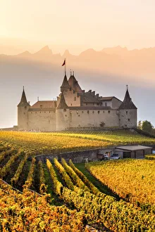 Aigle Castle, Aigle, Canton of Vaud, Switzerland, Europe