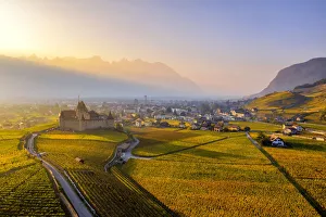 Aigle Castle, Aigle, Canton of Vaud, Switzerland, Europe