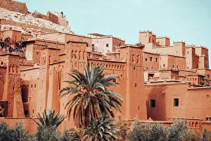 Kasbah Prints: Ait Ben Haddou, Morocco. Details of buildings at the Kasbah