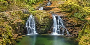 Akame Shijuhachi-taki Nabari Waterfall, Mie Prefecture, Japan