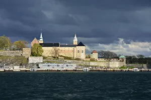 Images Dated 3rd June 2016: Akershus Fortress (Akershus Festning), an iconic guardian of Oslo. Norway