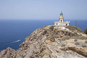 Images Dated 1st July 2016: Akrotiri LightHouse, Santorini (Thira), Cyclades Islands, Greece