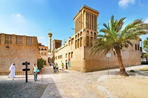 Emirates Prints: Al Bastakiya, Old Dubai, Bur Dubai, Dubai, United Arab Emirates