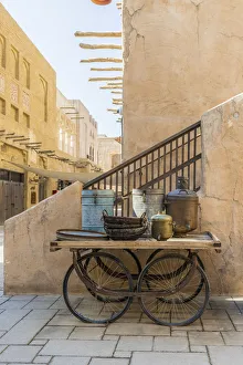 Metal Prints: Al Seef, Dubai Creek, Dubai, United Arab Emirates