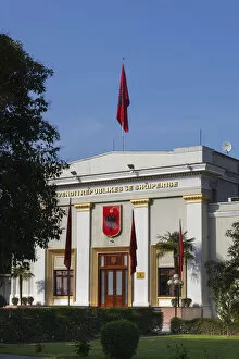 Albania Gallery: Albania, Tirana, Albanian Parliament Building