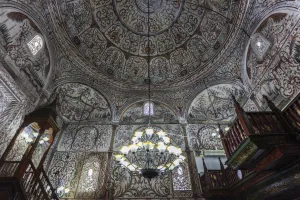 Images Dated 29th April 2013: Albania, Tirana, Skanderbeg Square, Ethem Bey Mosque, interior