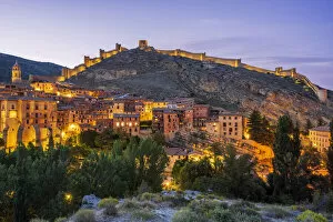 Images Dated 23rd June 2022: Albarracin with its ancient walls, Aragon, Spain