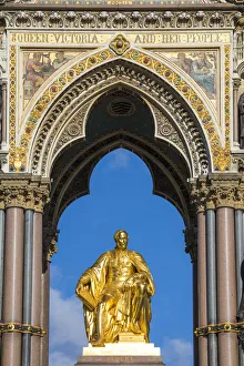 Albert Memorial, Hyde Park, London, England, UK