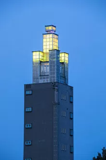 Images Dated 18th September 2020: Albinmuller-Turm, Magdeburg, Saxony-Anhalt, Germany