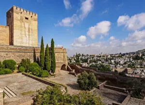 Images Dated 3rd June 2021: Alcazaba de la Alhambra, Granada, Andalusia, Spain