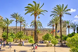 Alcazar de los Reyes Cristianos (Alcazar of the Christian Kings), Cordoba. Andalucia, Spain