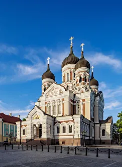 Tallinn Prints: Alexander Nevsky Cathedral, Old Town, Tallinn, Estonia