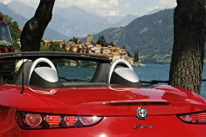 Alfa Spider Cabriolet, Lake Como, Italy