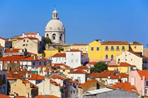 Baroque Style Prints: Alfama District, Lisbon, Portugal