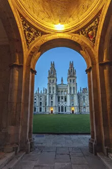 Images Dated 24th March 2021: All Souls College, Oxford, Oxfordshire, England