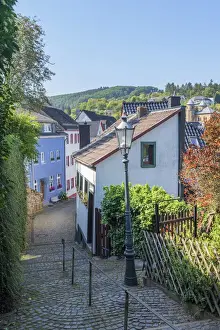 Nordrhein Westfalen Prints: Alley at Bad Munstereifel, Eifel, North Rhine Westphalia, Germany