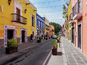 Puebla State Prints: Alley of the frogs, Los Sapos Neighbourhood, City of Puebla, Puebla State, Mexico