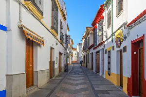 White Houses Prints: Alley in the old town, Cordoba, Andalusia, Spain