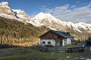 Trento District Prints: Alm Flavona on Natural park Adamello Brenta Europe, Italy, Trentino Alto Adige, Trento