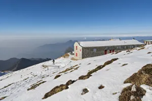 Walker Prints: Almici Refuge, Guglielmo mount, Province of Brescia, Lombardy, Italy