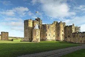 Historic Building Prints: Alnwick Castle, Northumberland, England, UK