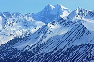 Western Canada Collection: Alsek Range Mountains Haines Road in Extreme NW British Columbia, British Columbia, Canada