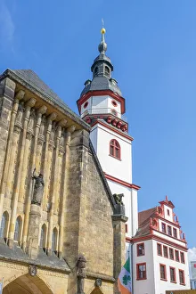 Altes Rathaus Prints: Altes Rathaus, Marktplatz, Chemnitz, Saxony, Germany
