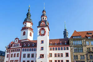 Altes Rathaus Prints: Altes Rathaus, Marktplatz, Chemnitz, Saxony, Germany