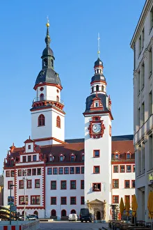 Altes Rathaus Prints: Altes Rathaus, Marktplatz, Chemnitz, Saxony, Germany