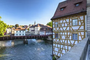 Altes Rathaus Prints: Altes Rathaus (Old Town Hall) and River Regnitz, Bamberg (UNESCO World Heritage Site)