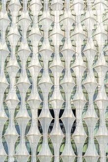 Architectural Abstracts Collection: The American embassy in London, Nine Elms, London, England, UK