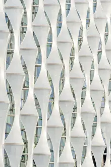 Symmetry Prints: The American embassy in London, Nine Elms, London, England, UK