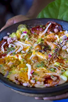 Americas, South America, Brazil, Bahia, Salvador, seafood moqueca - one of