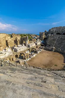 Images Dated 19th November 2019: Amphitheatre at Side, Side, Turkey