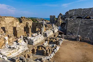 Images Dated 19th November 2019: Amphitheatre at Side, Side, Turkey