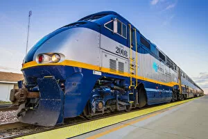 Images Dated 11th September 2014: Amtrak California passenger train, Merced, California, USA