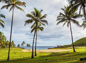 Anakena Beach, Easter Island, Chile