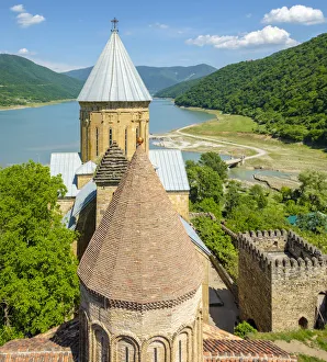 Ananuri Castle complex on the Aragvi River, Ananuri, Mtskheta-Mtianeti, Georgia