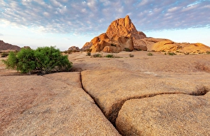 Ancient granite mountains, Spitzkoppe, Namib Desert, Namibia